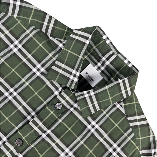 Camisa burberry verde store